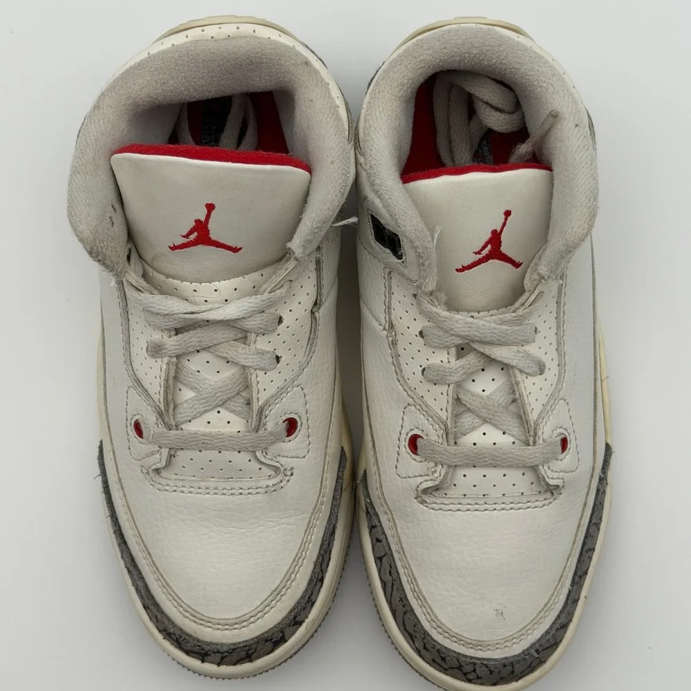 Jordan 3 Retro Reimagined White/Cement DM0966-100 13C Kids Size 13C